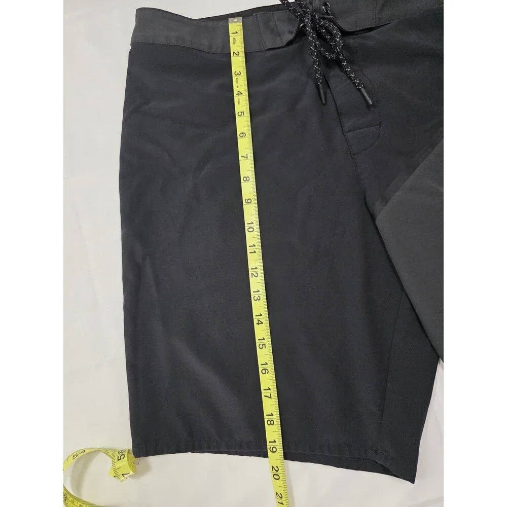 American Eagle Outfitters Black Board Shorts, Drawstring waist  Men's Size L